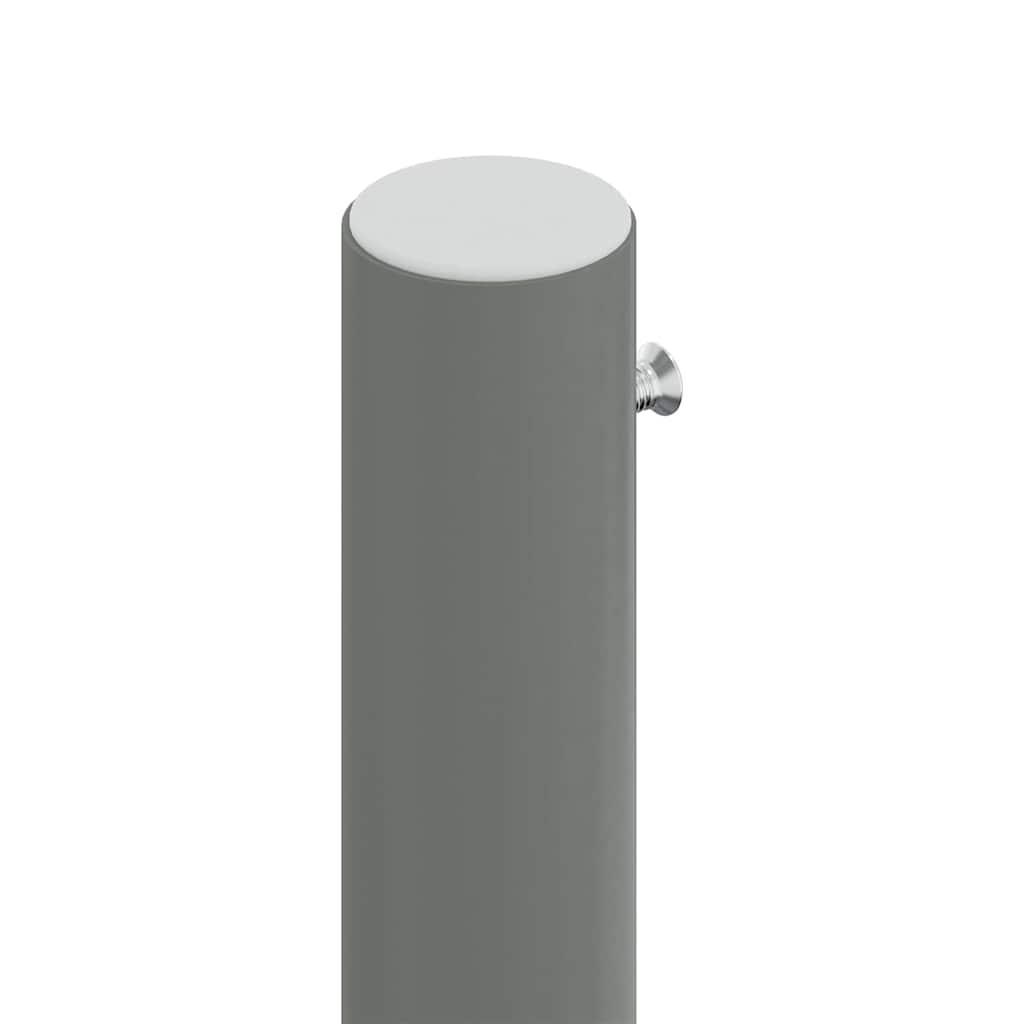Toldo lateral retráctil gris antracita 220x1000 cm