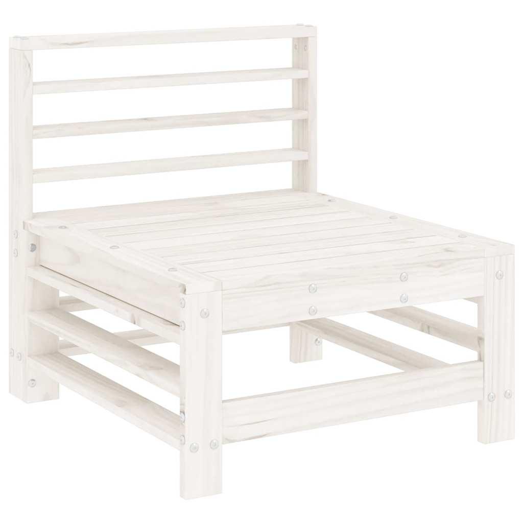 Mesa y taburetes altos jardín 9 pzas madera maciza