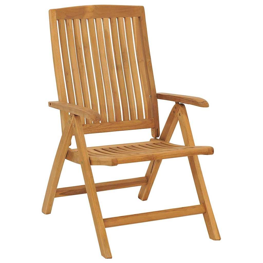 Juego de muebles de jardín 5 piezas madera maciza teca
