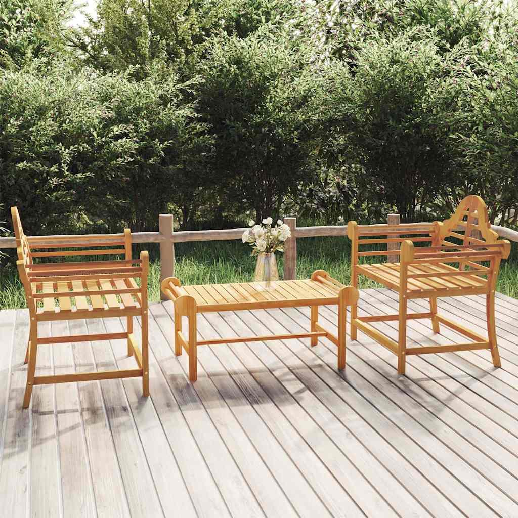 Sillas de jardín 2 unidades madera maciza de teca