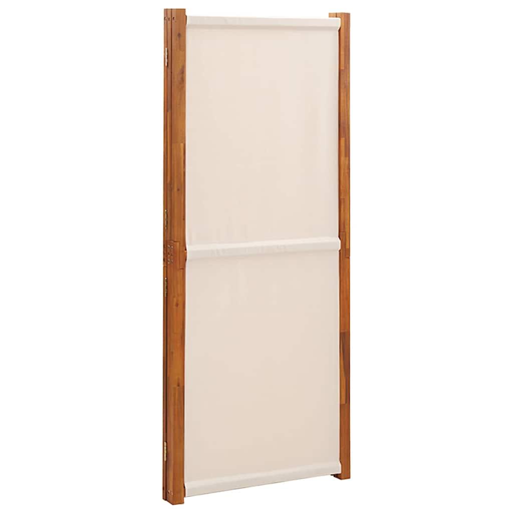 Biombo divisor de 3 paneles gris antracita 260x180 cm