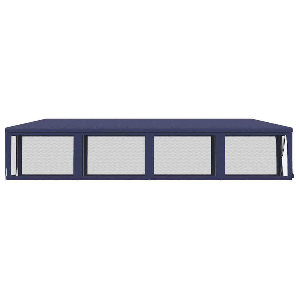 Carpa para fiestas 10 paredes de malla HDPE gris antracita 6x4m