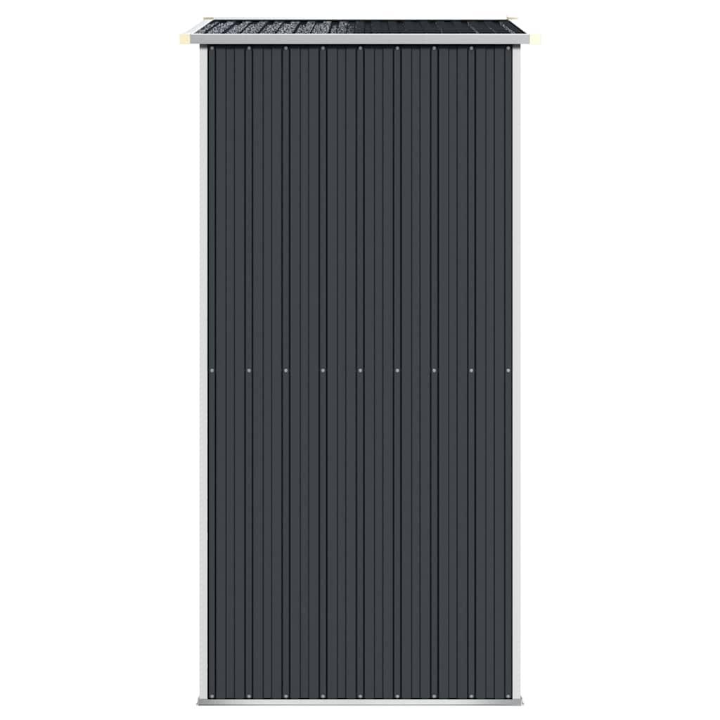 Cobertizo de jardín acero galvanizado gris claro 192x108x223 cm