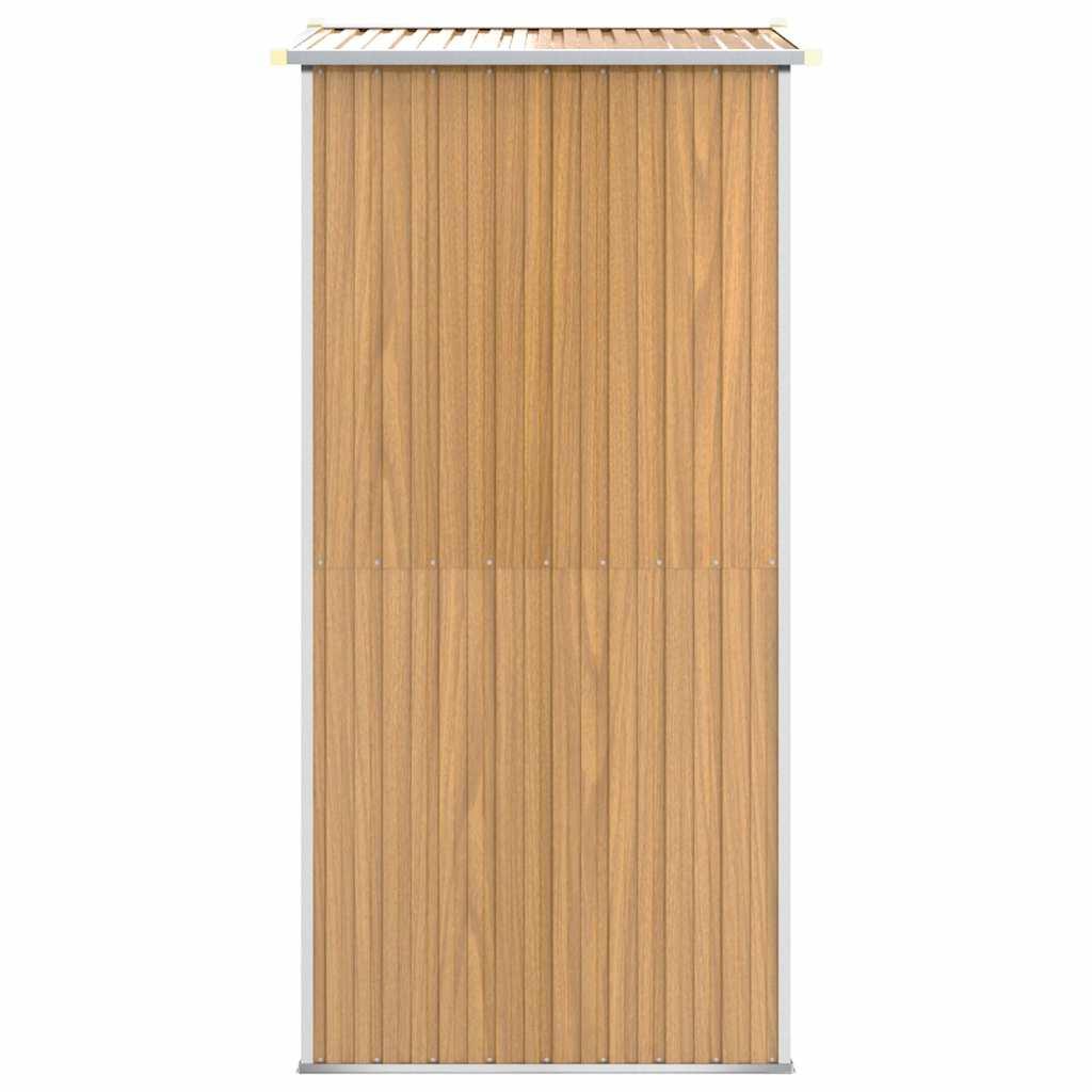 Cobertizo de jardín acero galvanizado gris claro 192x108x223 cm