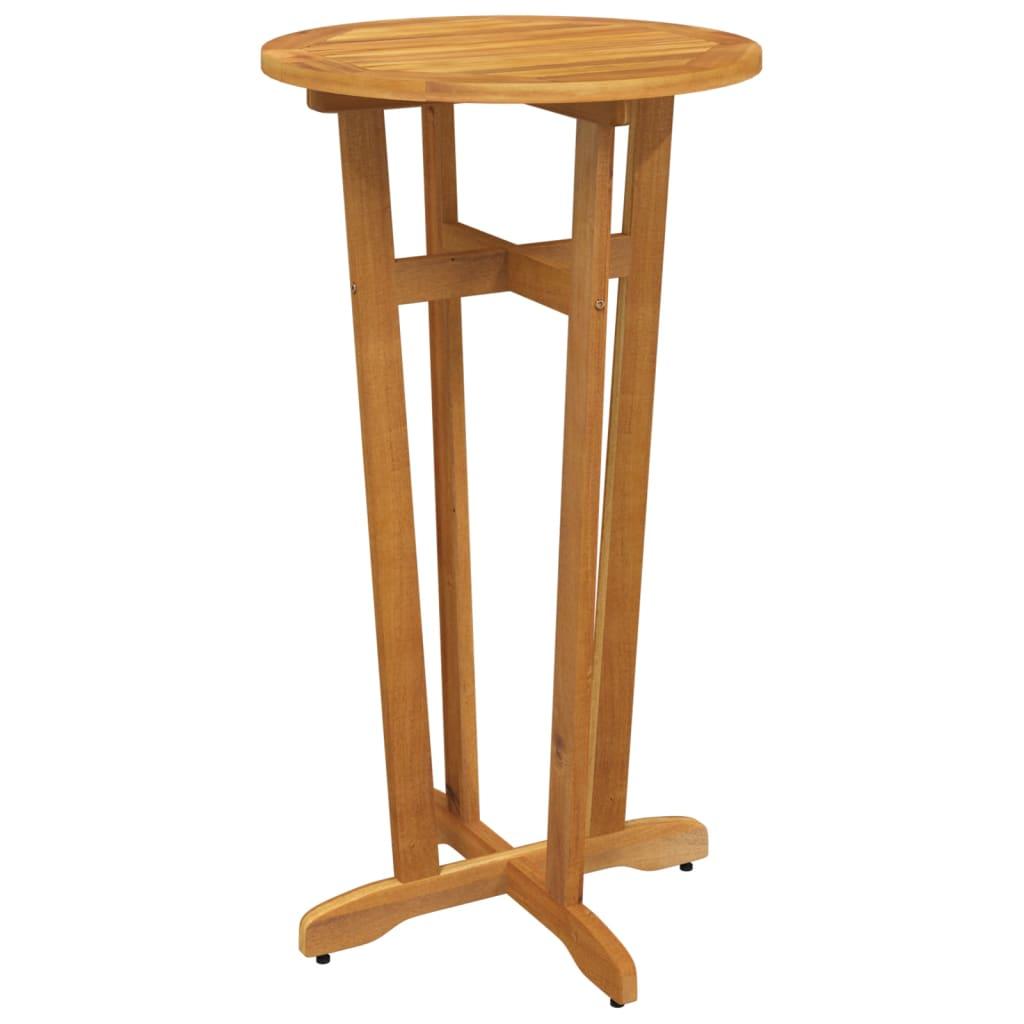 Juego de bar 3 piezas madera maciza acacia