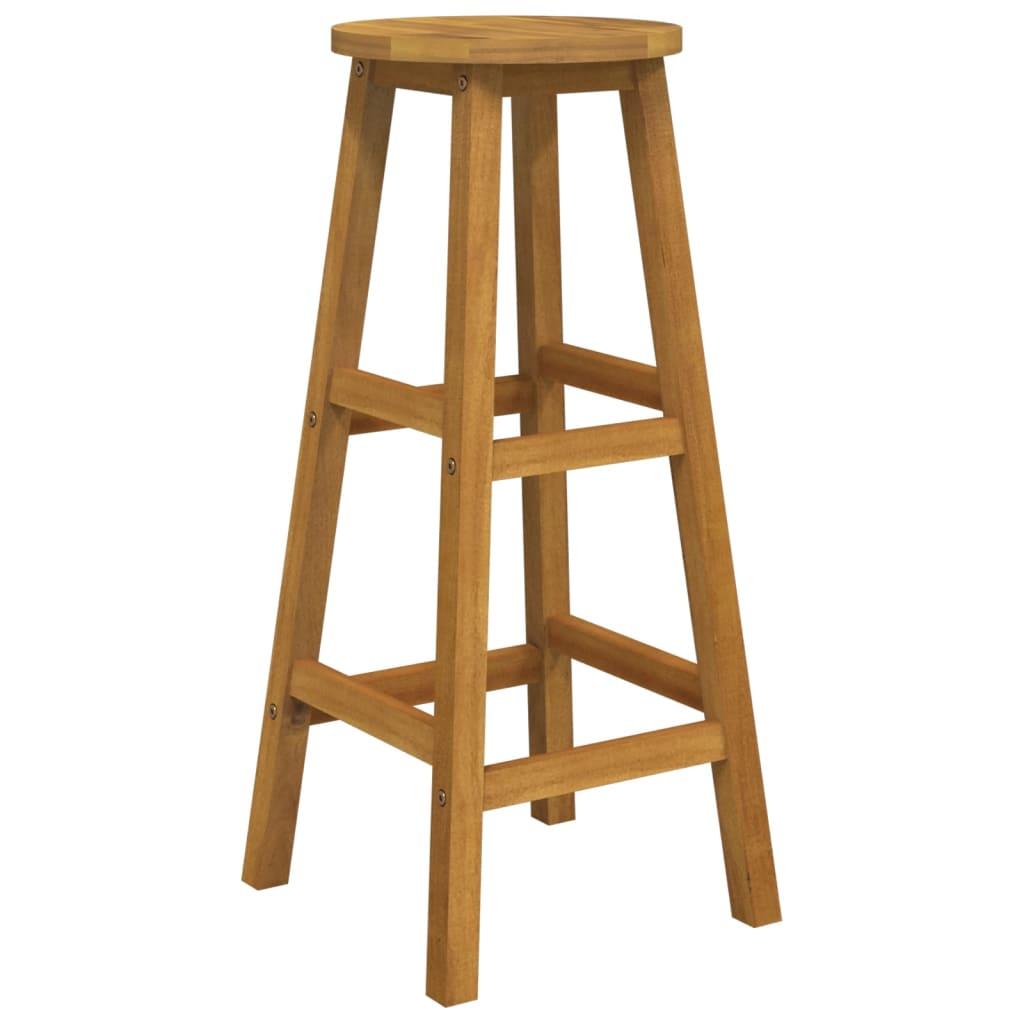 Juego de bar 3 piezas madera maciza acacia