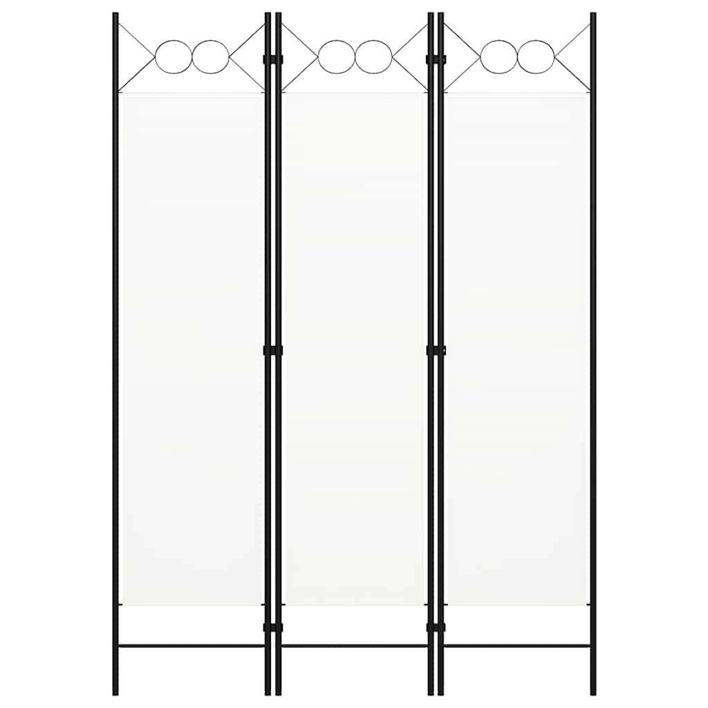 Biombo divisor de 3 paneles gris antracita 120x180 cm