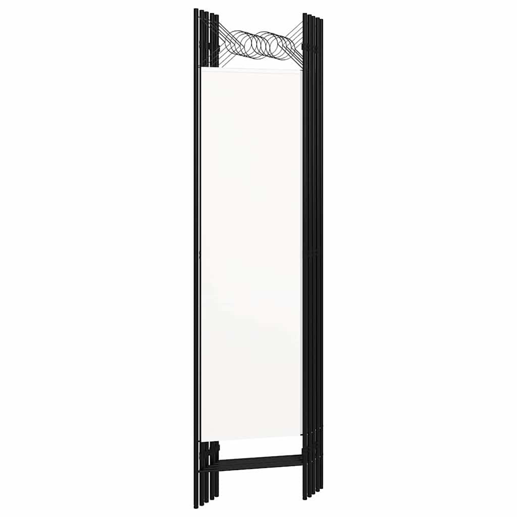 Biombo divisor de 5 paneles gris antracita 250x180 cm