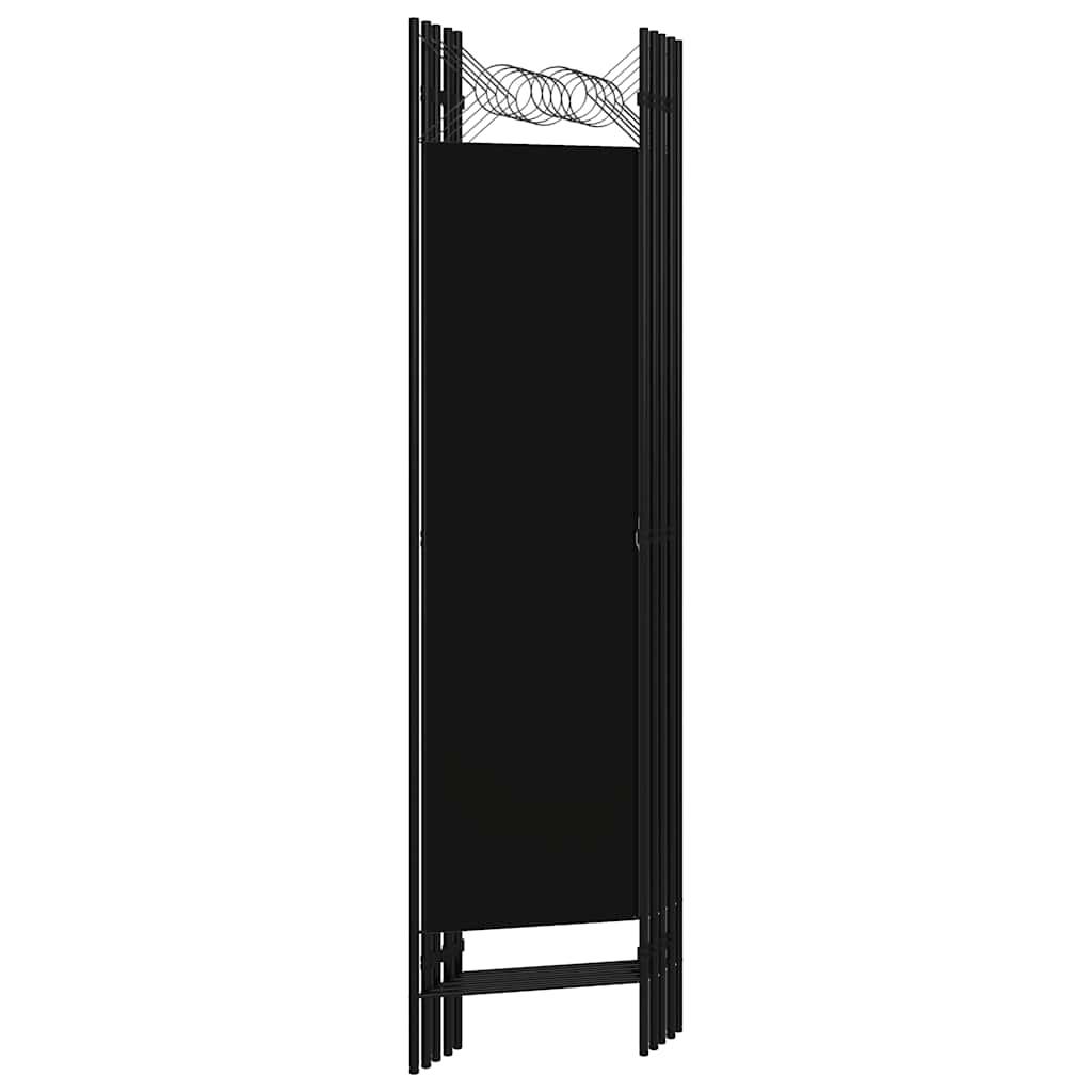 Biombo divisor de 5 paneles gris antracita 200x180 cm