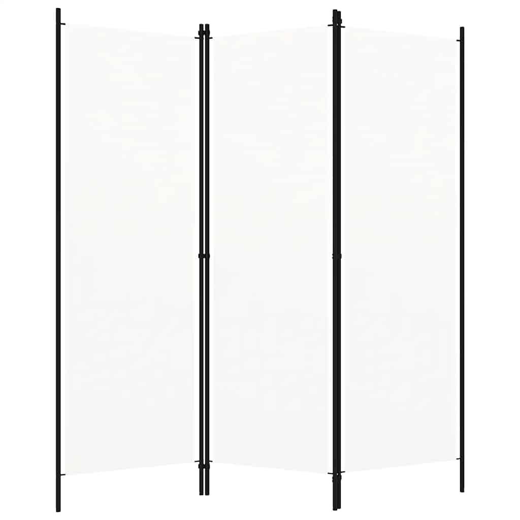 Biombo divisor de 3 paneles gris antracita 120x180 cm