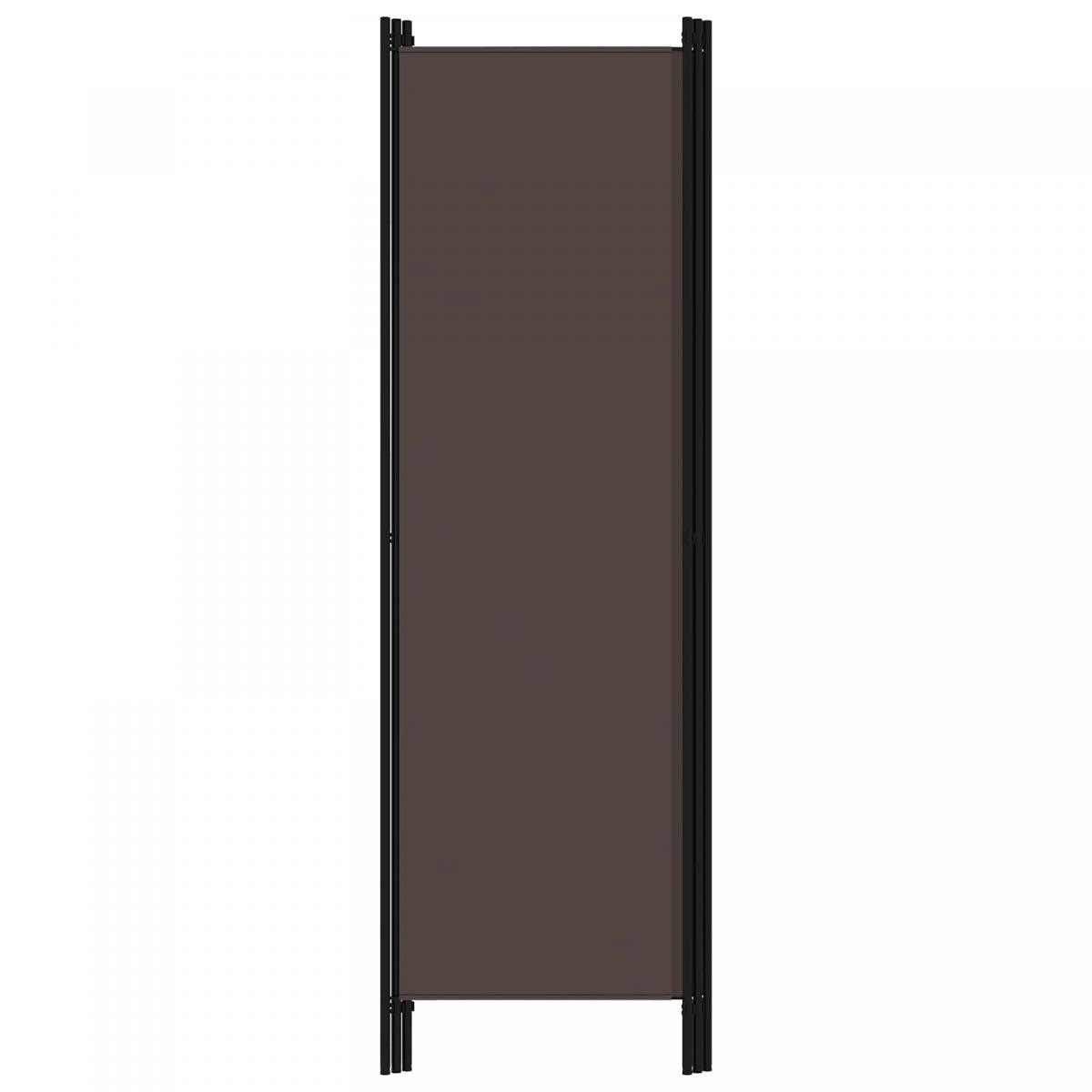 Biombo divisor de 3 paneles gris antracita 150x180 cm