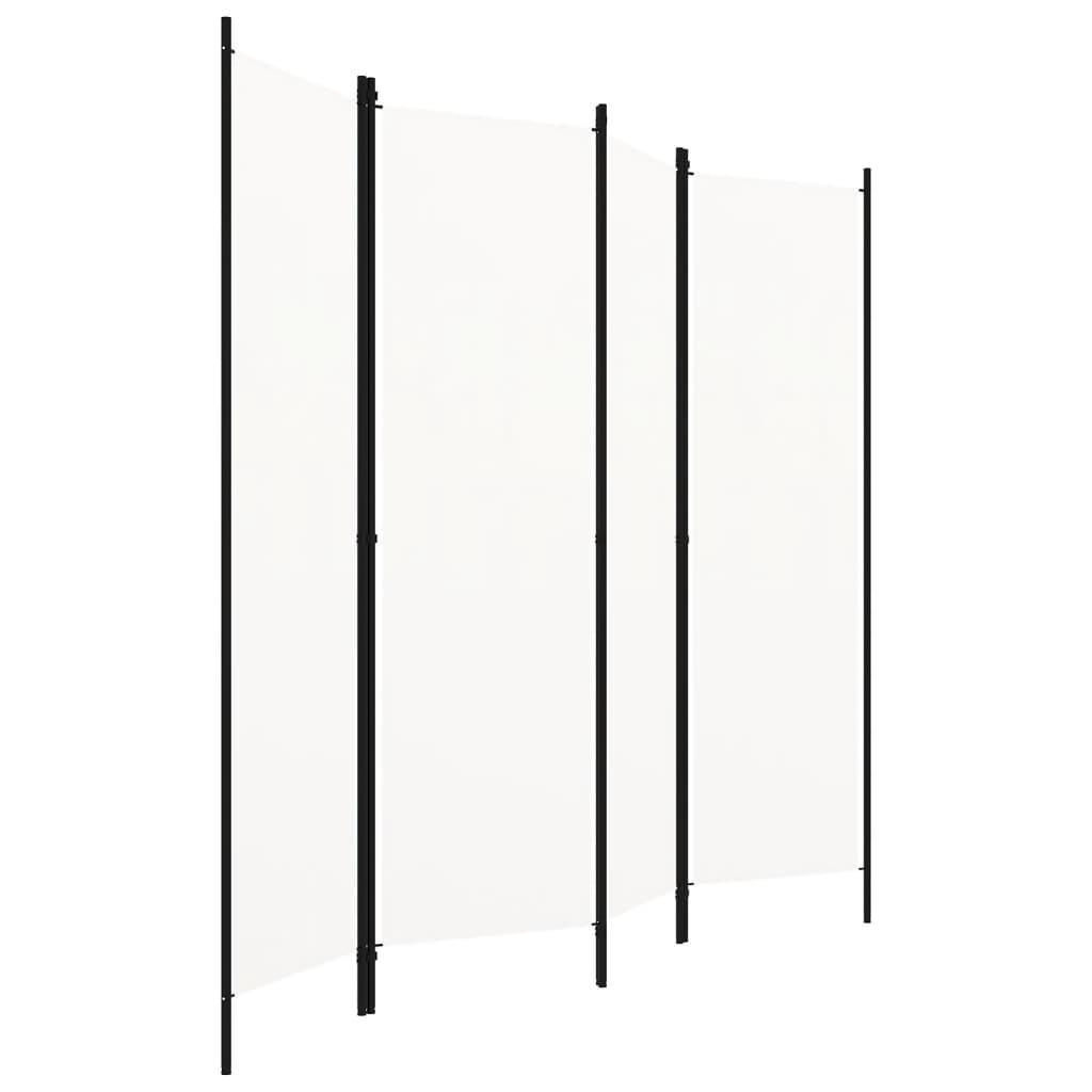 Biombo divisor de 4 paneles gris antracita 160x180 cm