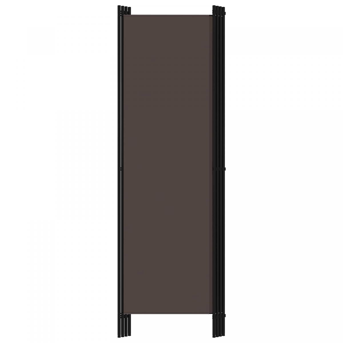 Biombo divisor de 4 paneles gris antracita 160x180 cm