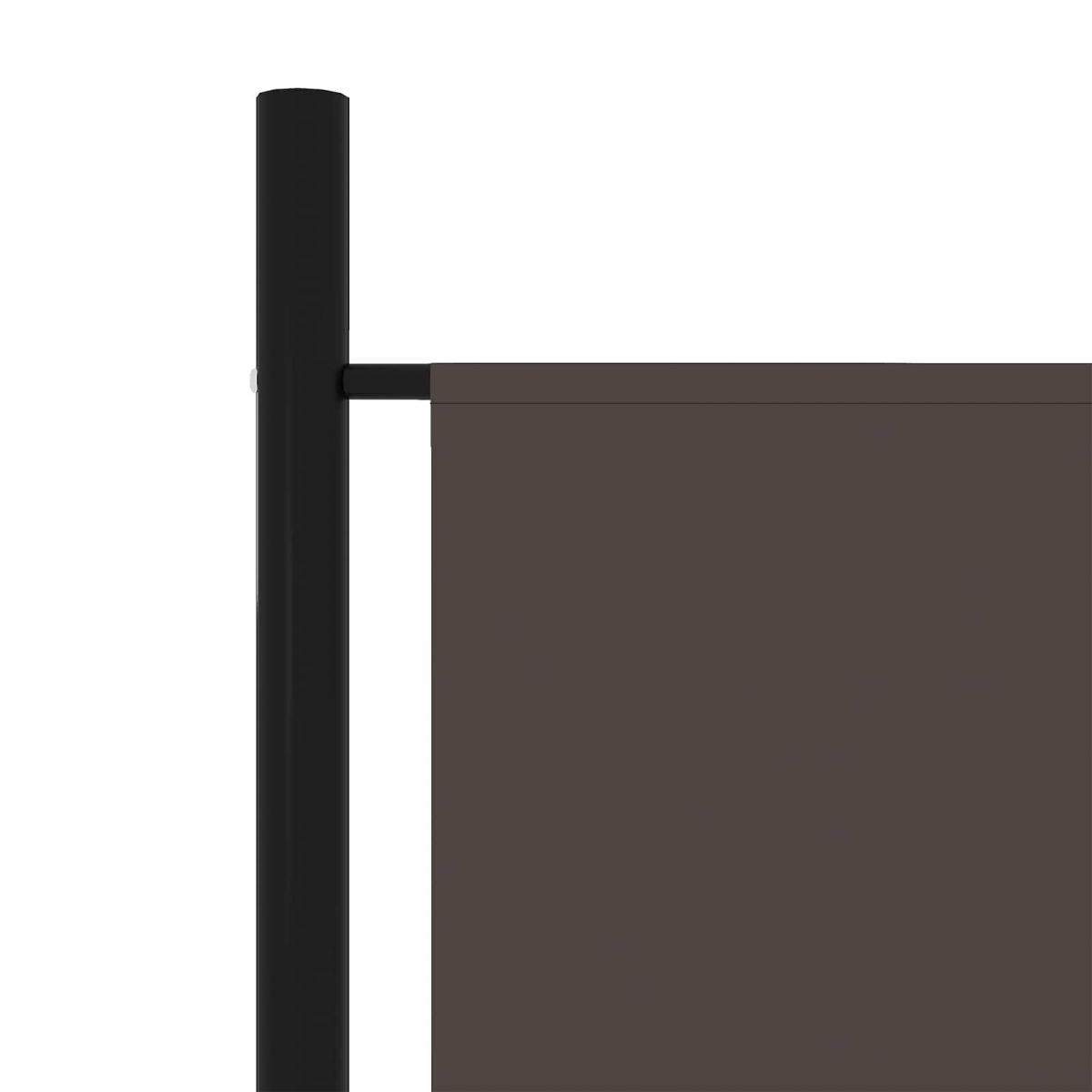 Biombo divisor de 4 paneles gris antracita 160x180 cm