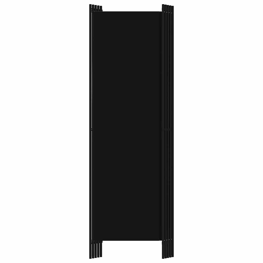 Biombo divisor de 5 paneles gris antracita 200x180 cm