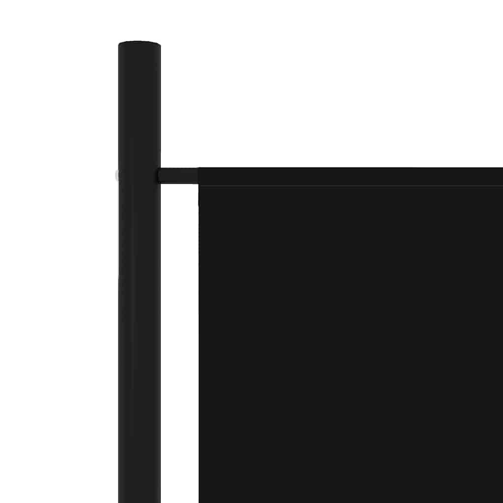 Biombo divisor de 5 paneles gris antracita 200x180 cm