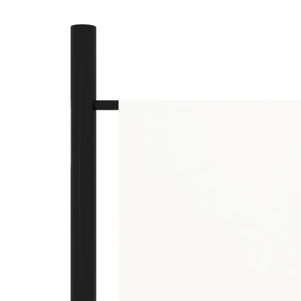 Biombo divisor de 6 paneles gris antracita 300x180 cm