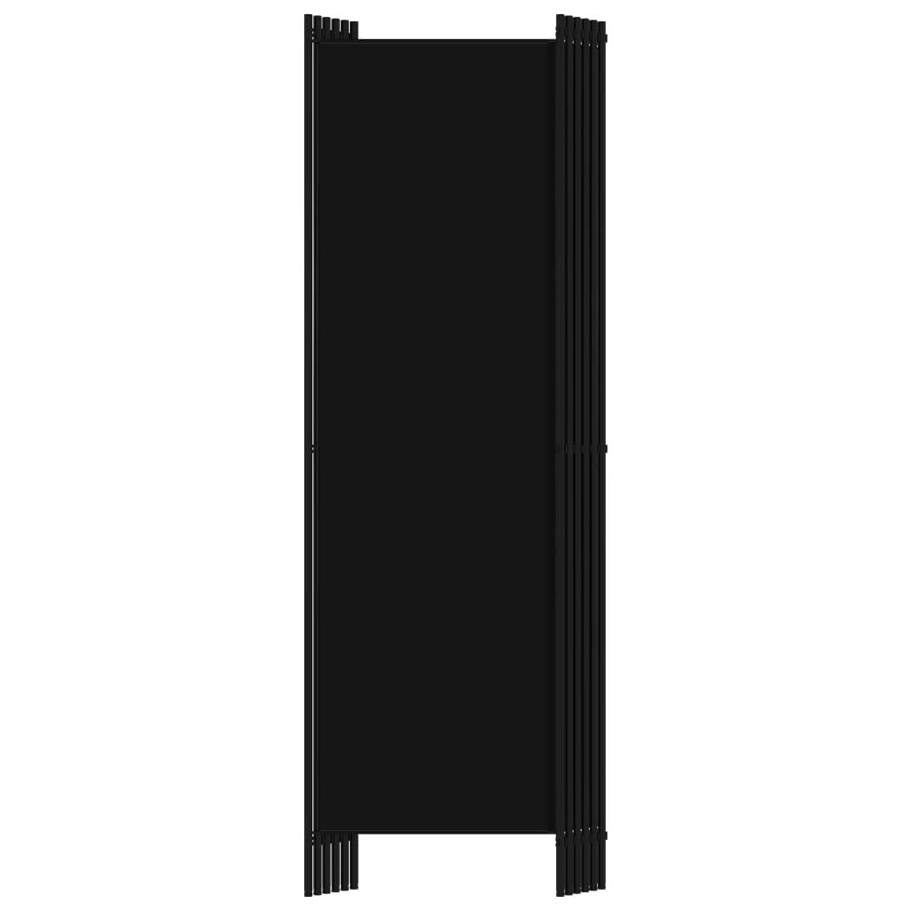 Biombo divisor de 6 paneles gris antracita 240x180 cm
