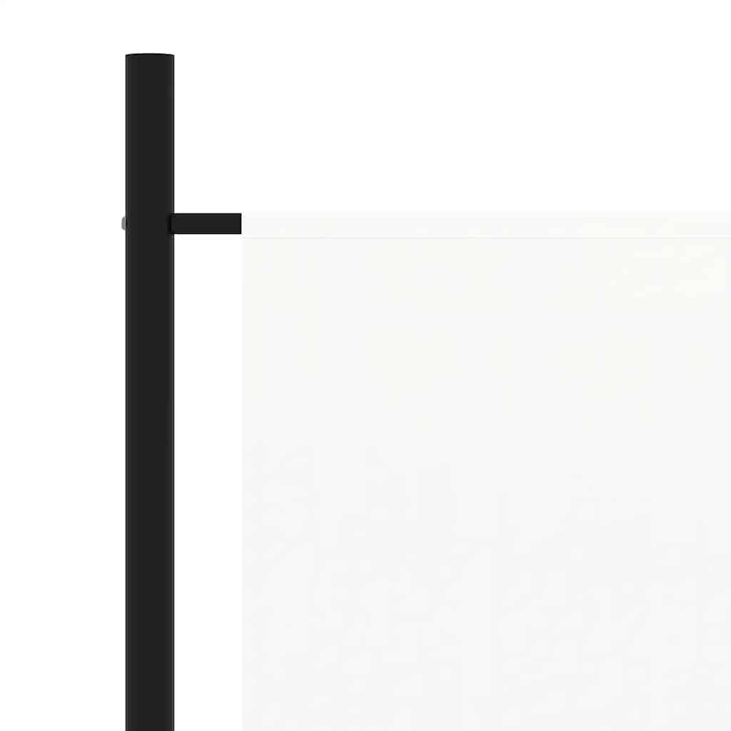 Biombo divisor de 3 paneles de tela gris antracita 120x220 cm