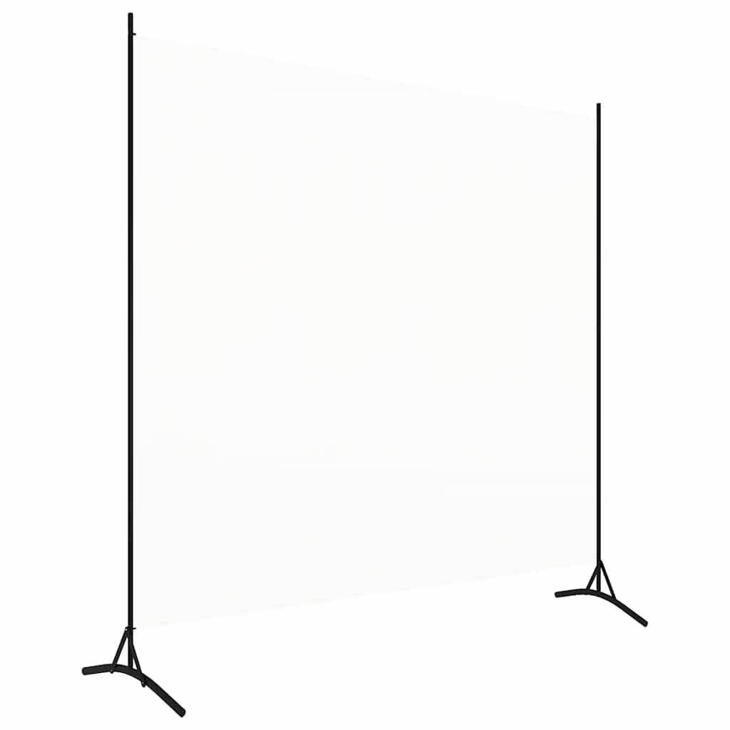 Biombo divisor de tela blanco 175x180 cm