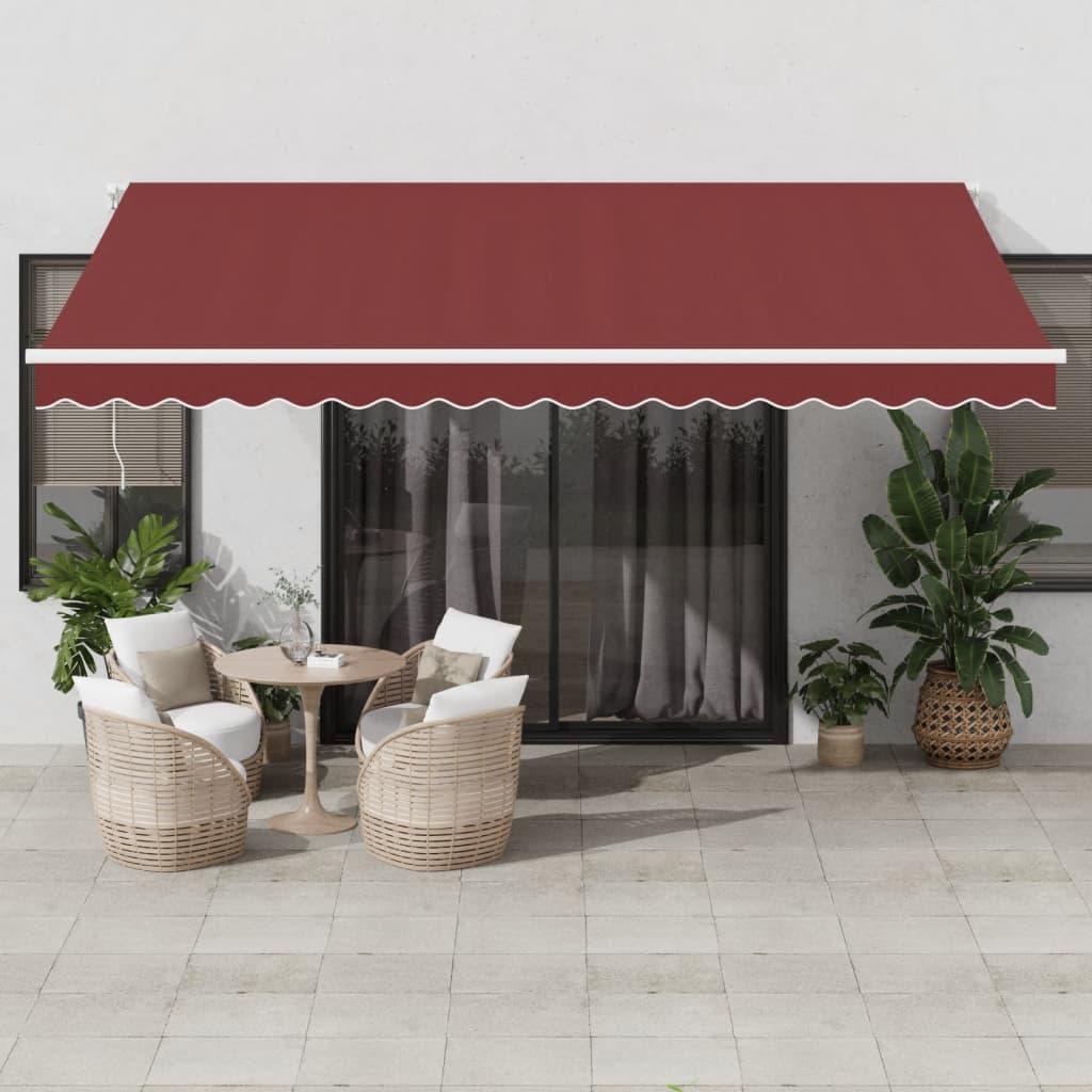 Toldo retráctil automático