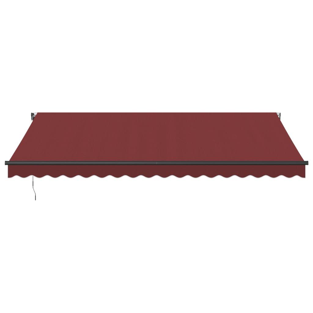 Toldo retráctil automático con LEDs