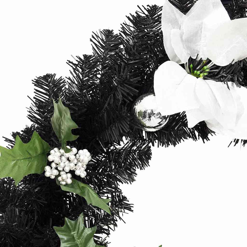 Corona de Navidad con luces LED PVC
