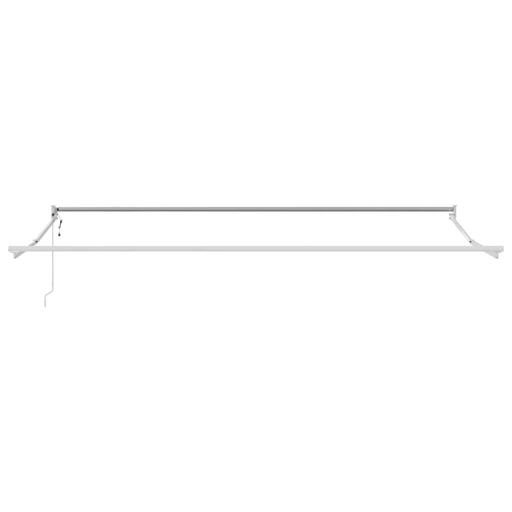 Toldo retráctil Amarillo y Blanco con Marco Antracita 3 x 2,5 m