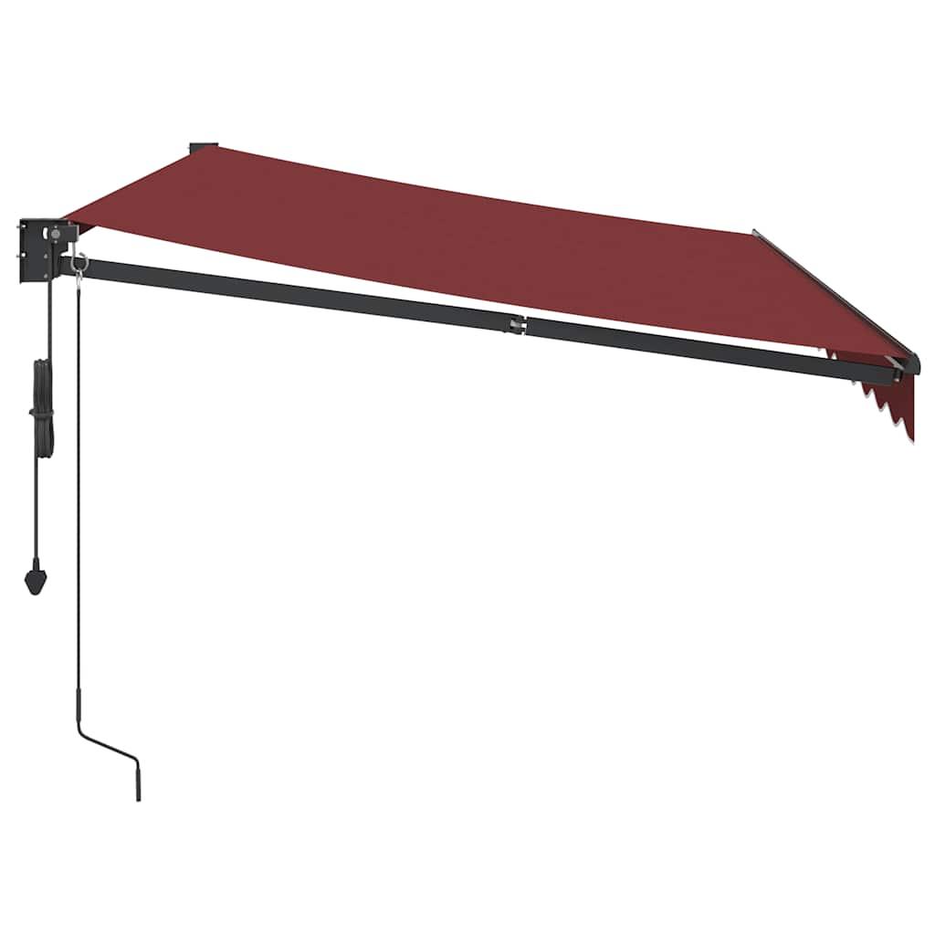 Toldo retráctil Amarillo y Blanco con Marco Antracita 3 x 2,5 m