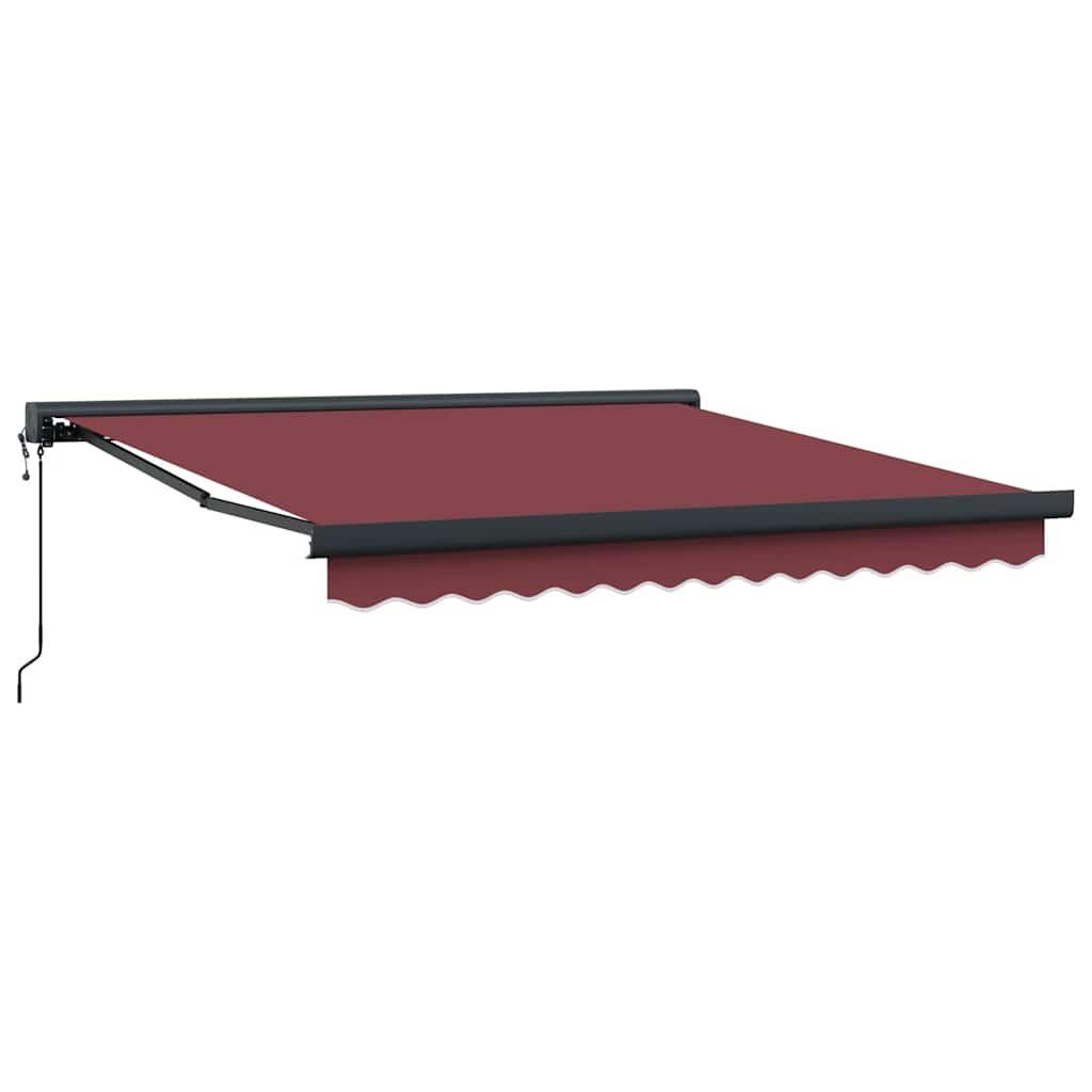Toldo retráctil Amarillo y Blanco con Marco Antracita 3 x 2,5 m