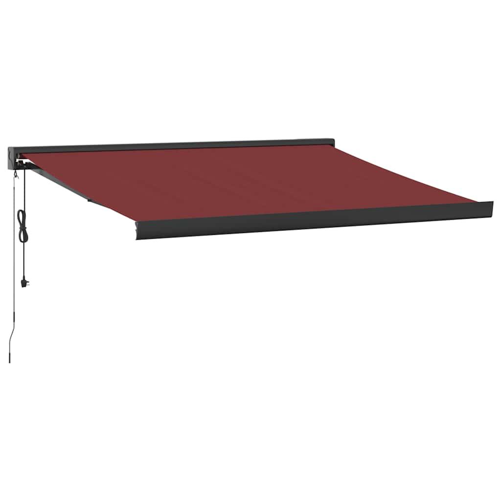 Toldo retráctil Amarillo y Blanco con Marco Antracita 3 x 2,5 m