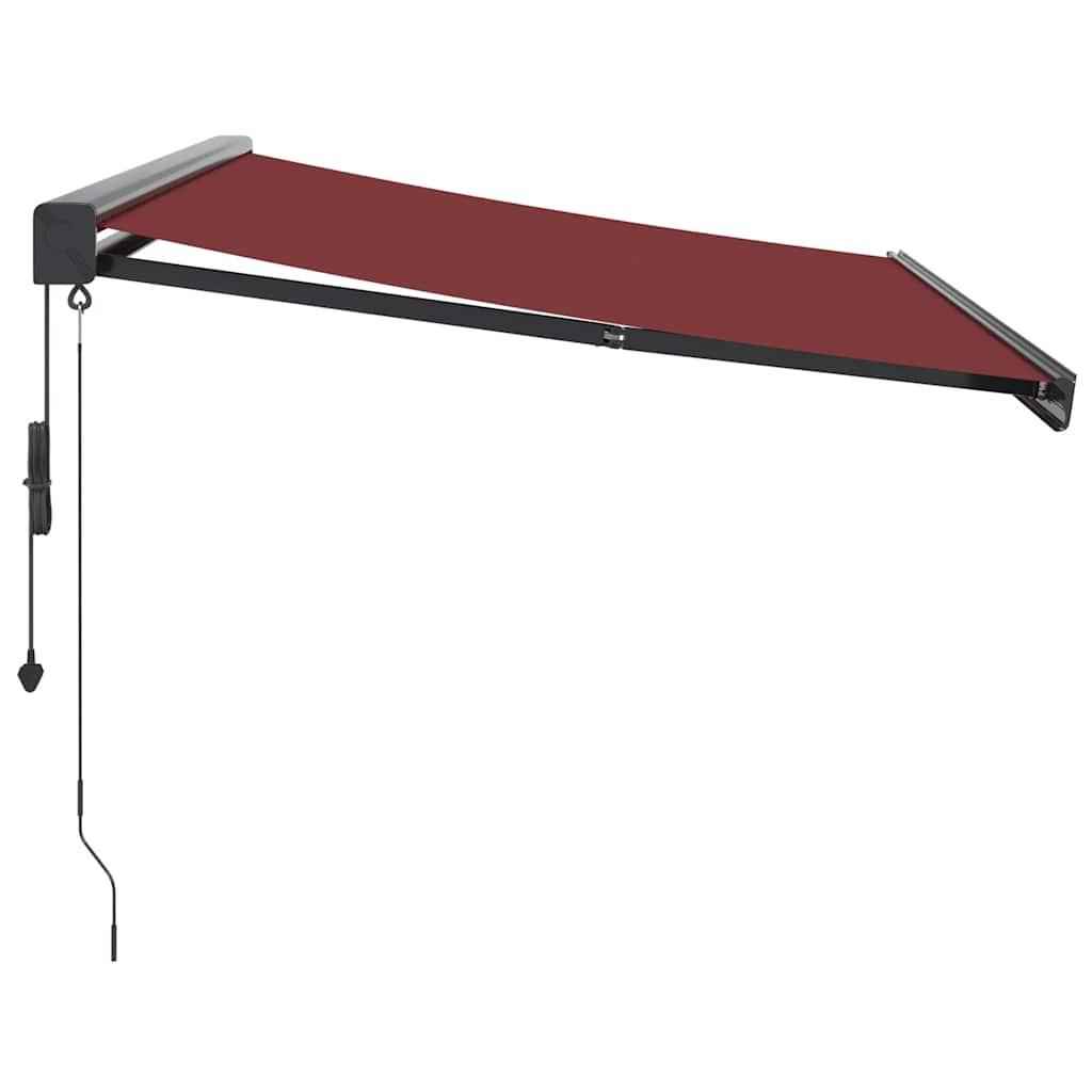 Toldo retráctil Amarillo y Blanco con Marco Antracita 3 x 2,5 m