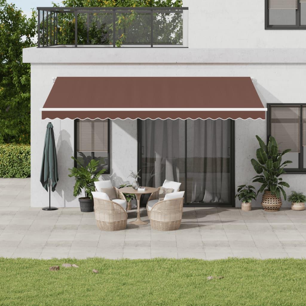 Toldo retráctil automático
