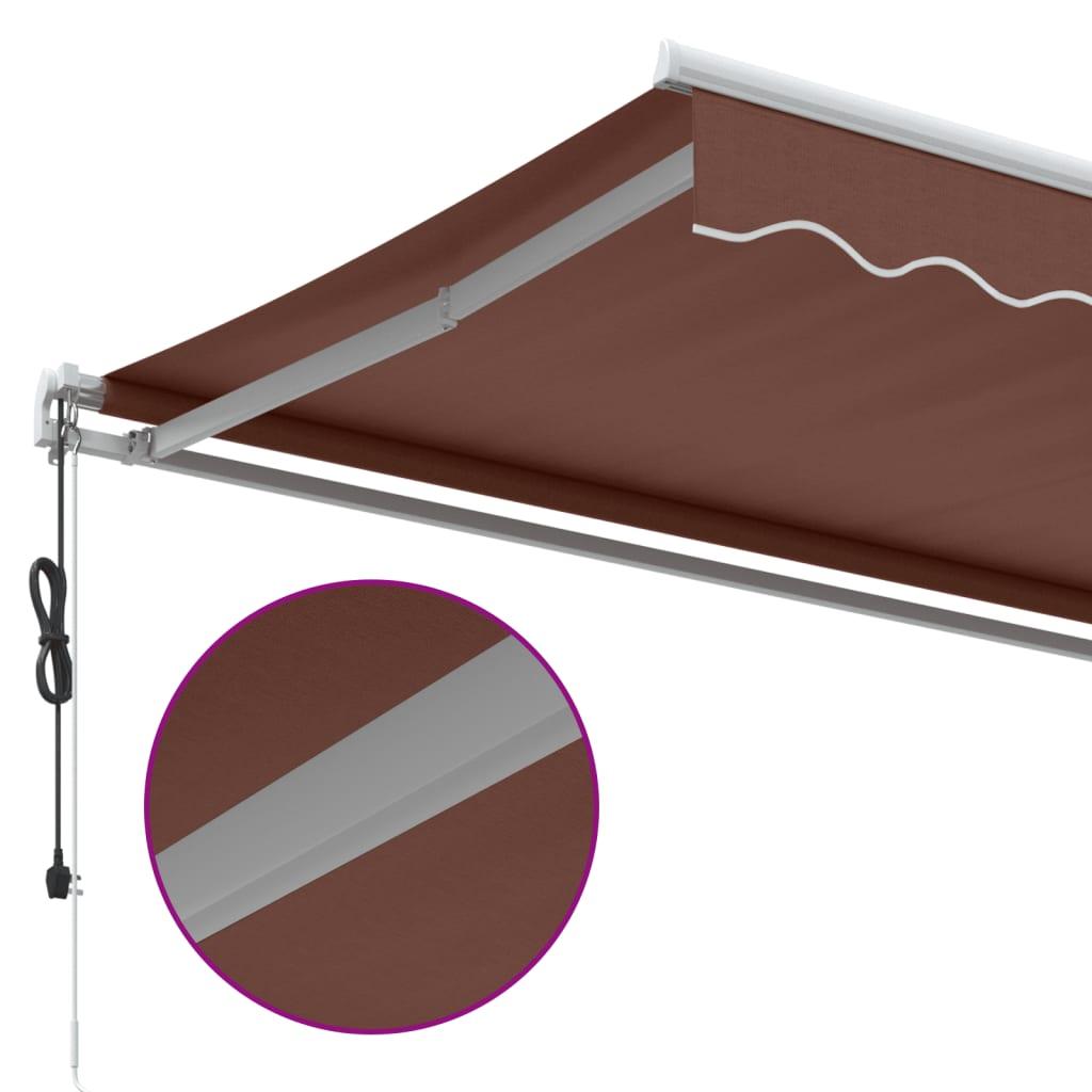 Toldo retráctil automático