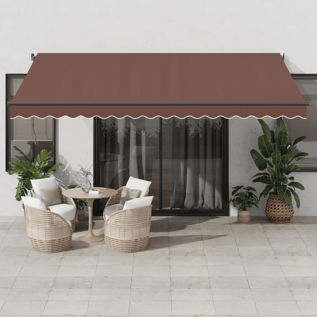 Toldo retráctil automático