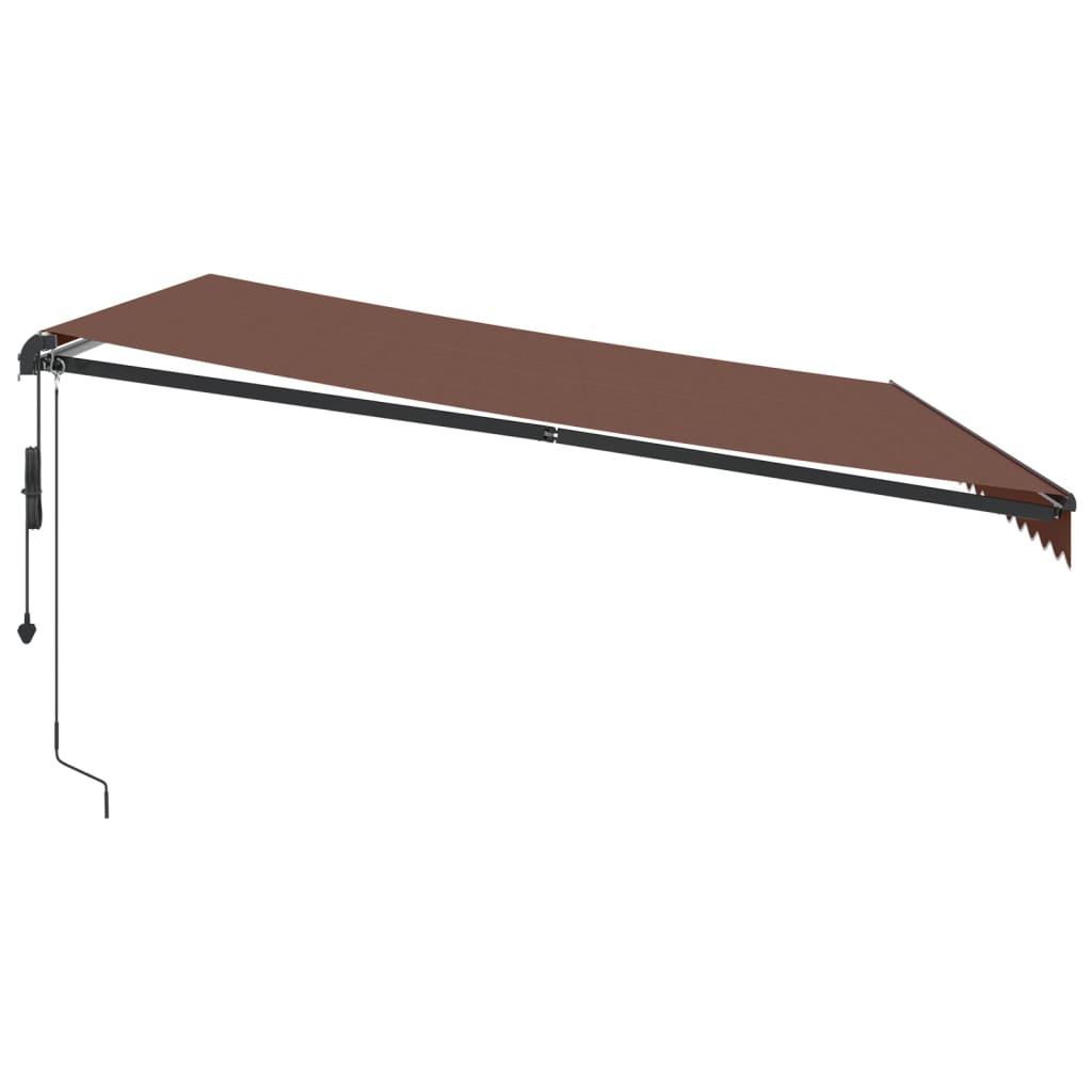 Toldo retráctil automático
