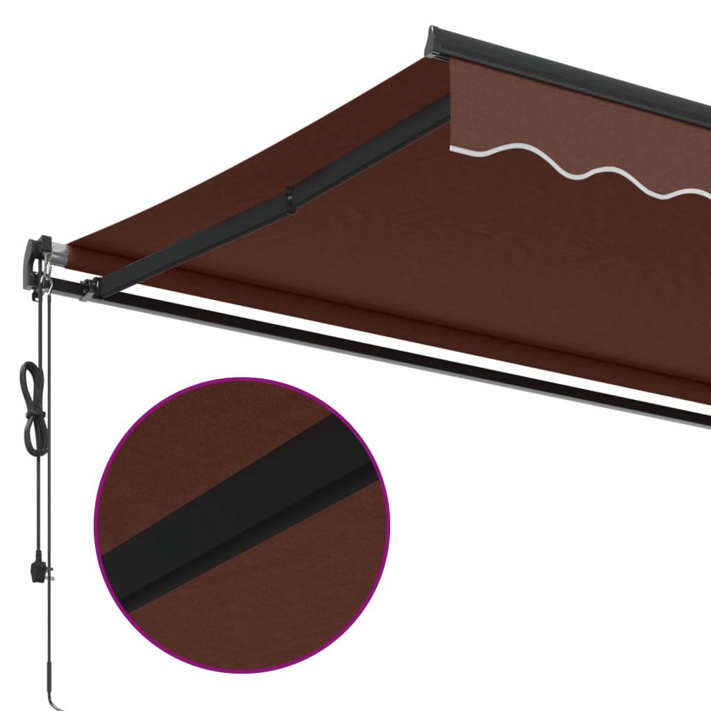 Toldo retráctil automático