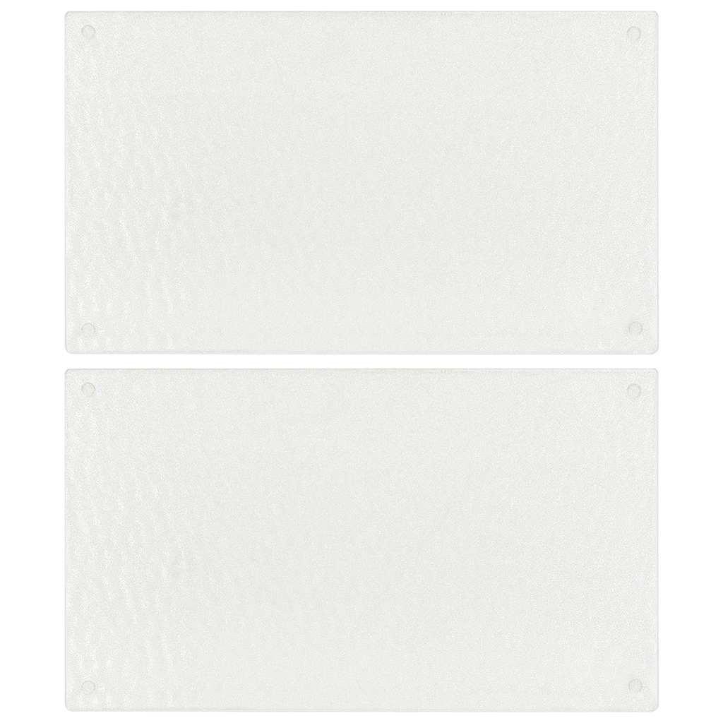 Tablas de cortar 2 uds burbujas transparentes vidrio templado