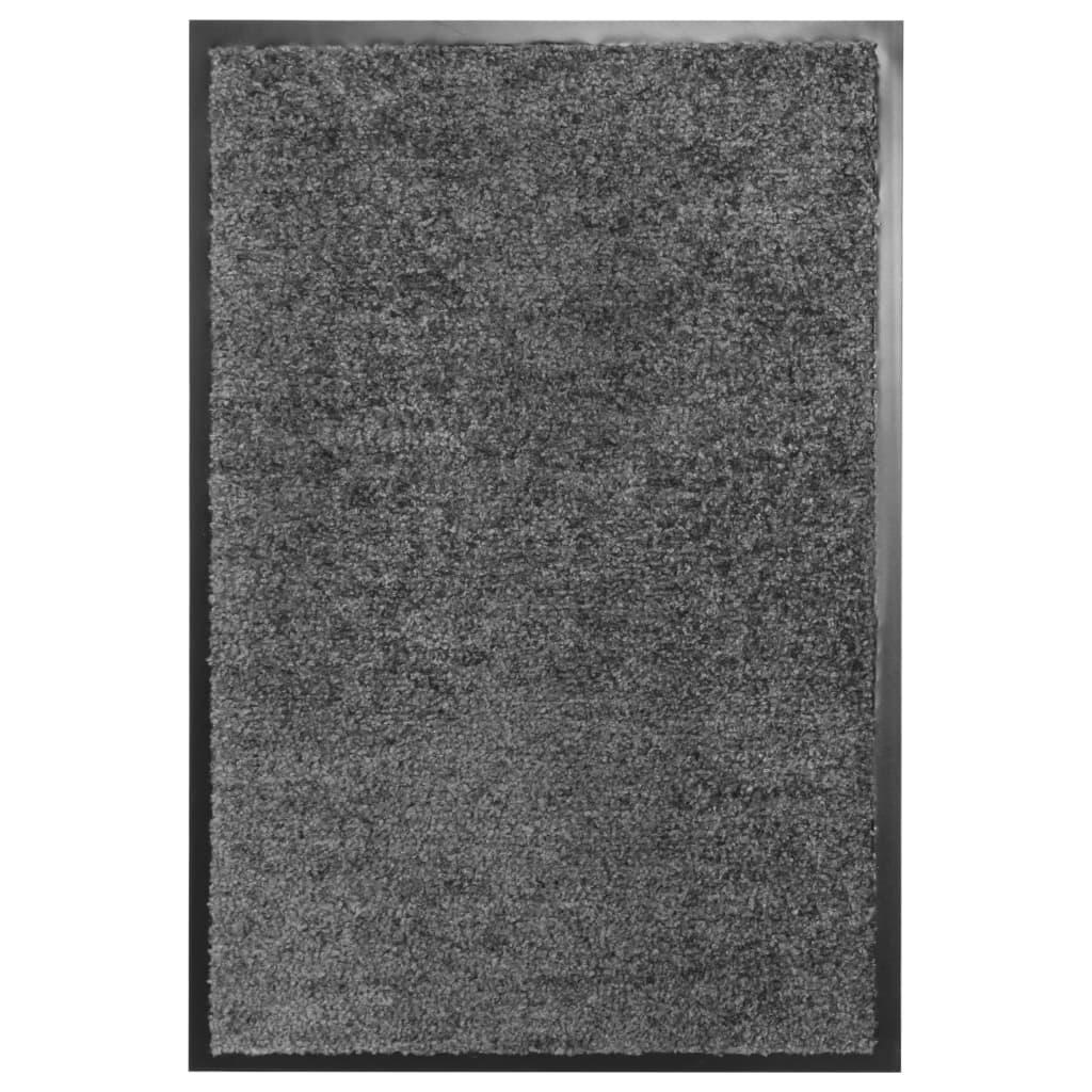 Felpudo lavable gris antracita 120x180 cm
