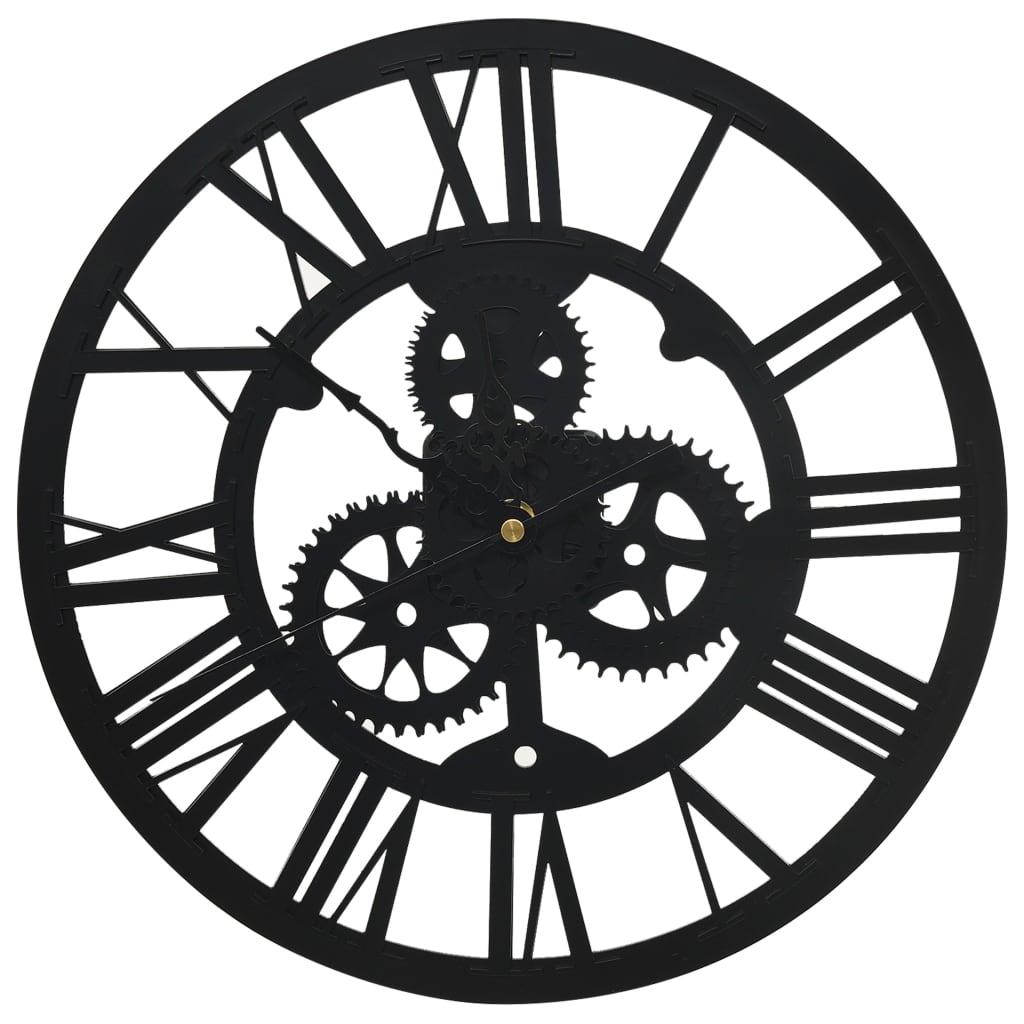 Reloj de pared acrílico negro 30 cm