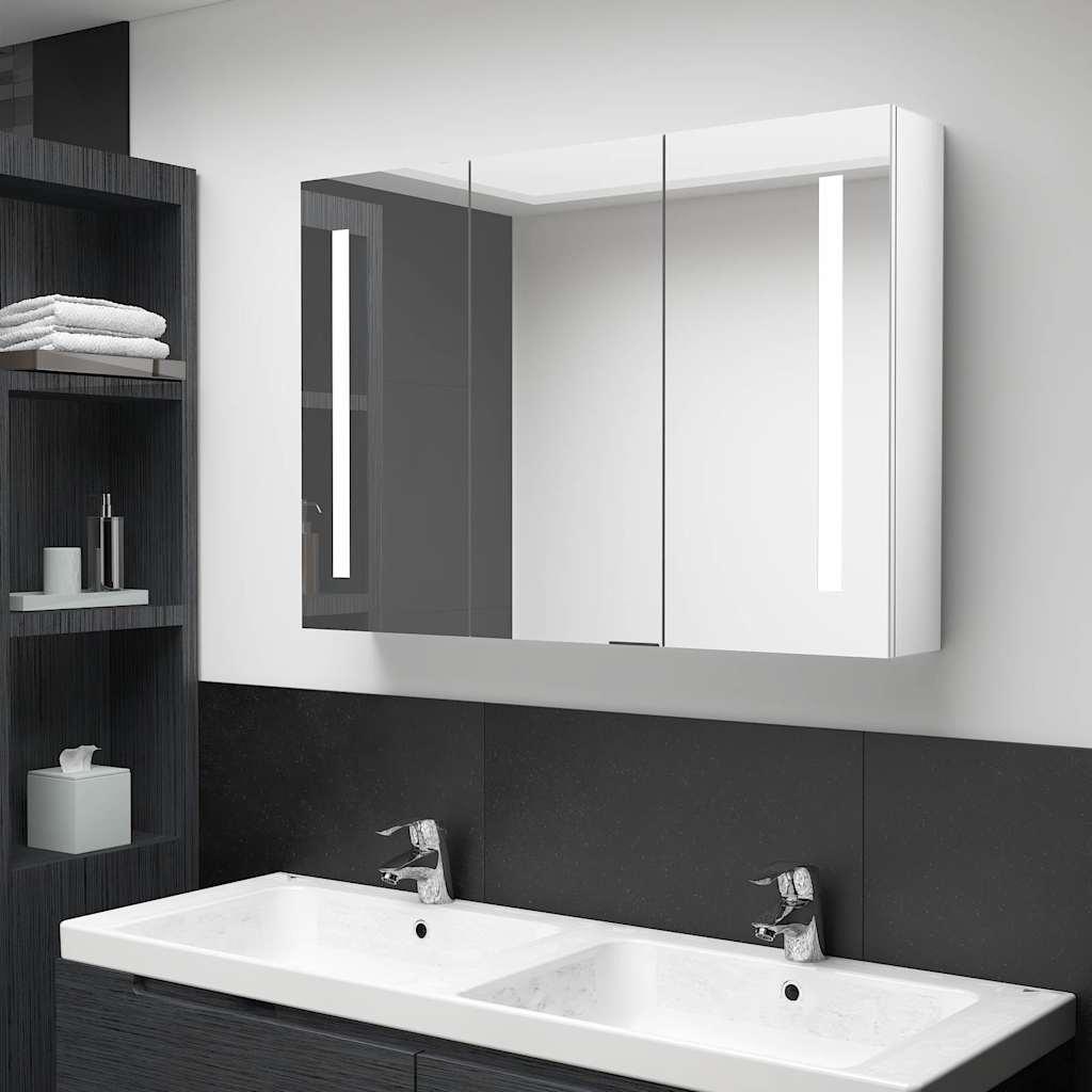 Mueble de baño con espejo LED