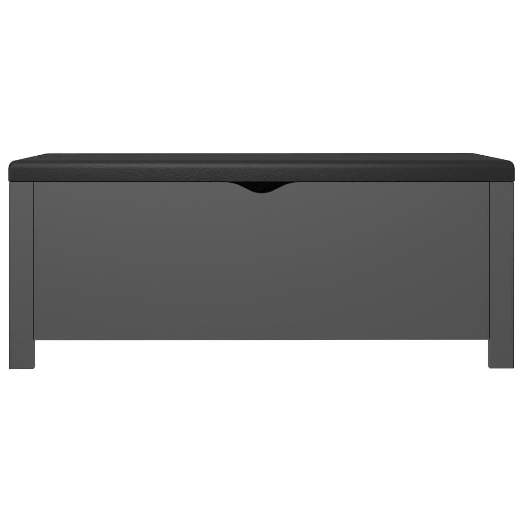 Caja de almacenaje y cojín madera ingeniería