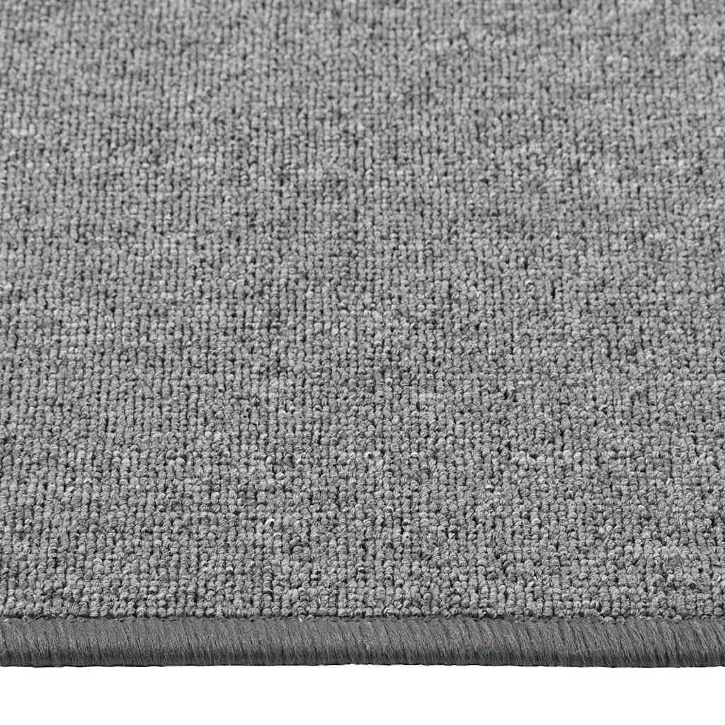 Alfombra de pasillo gris antracita 100x180 cm