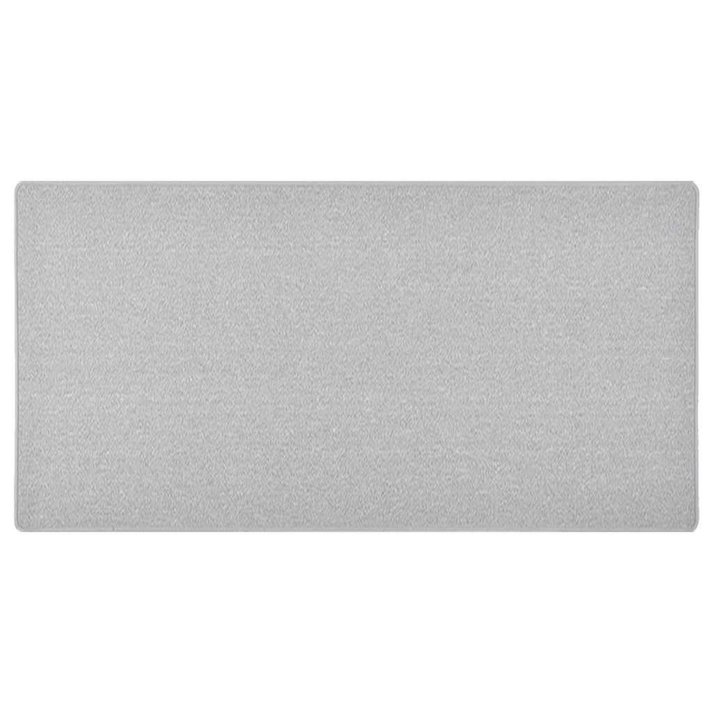 Alfombra de pasillo gris antracita 100x180 cm