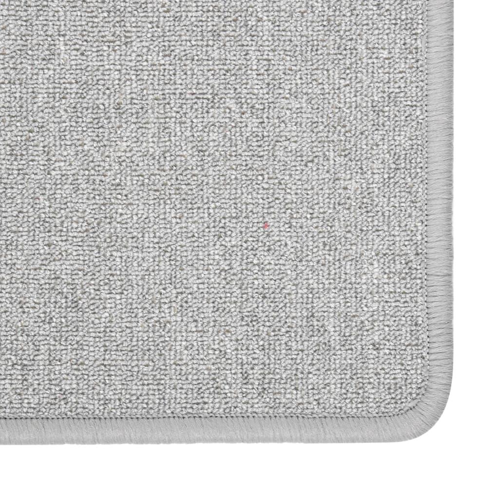 Alfombra de pasillo gris antracita 100x180 cm