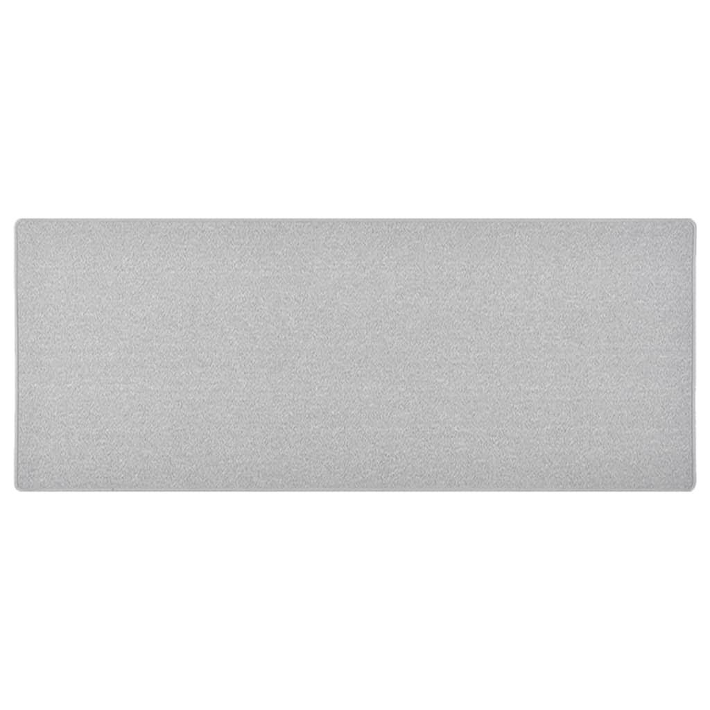 Alfombra de pasillo gris antracita 100x180 cm
