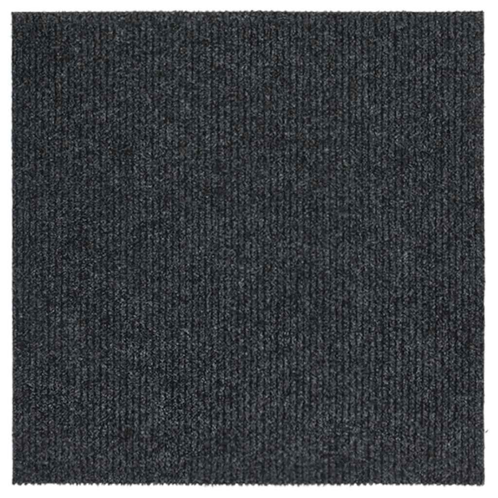 Alfombra de pasillo atrapa suciedad 100x100 cm gris antracita