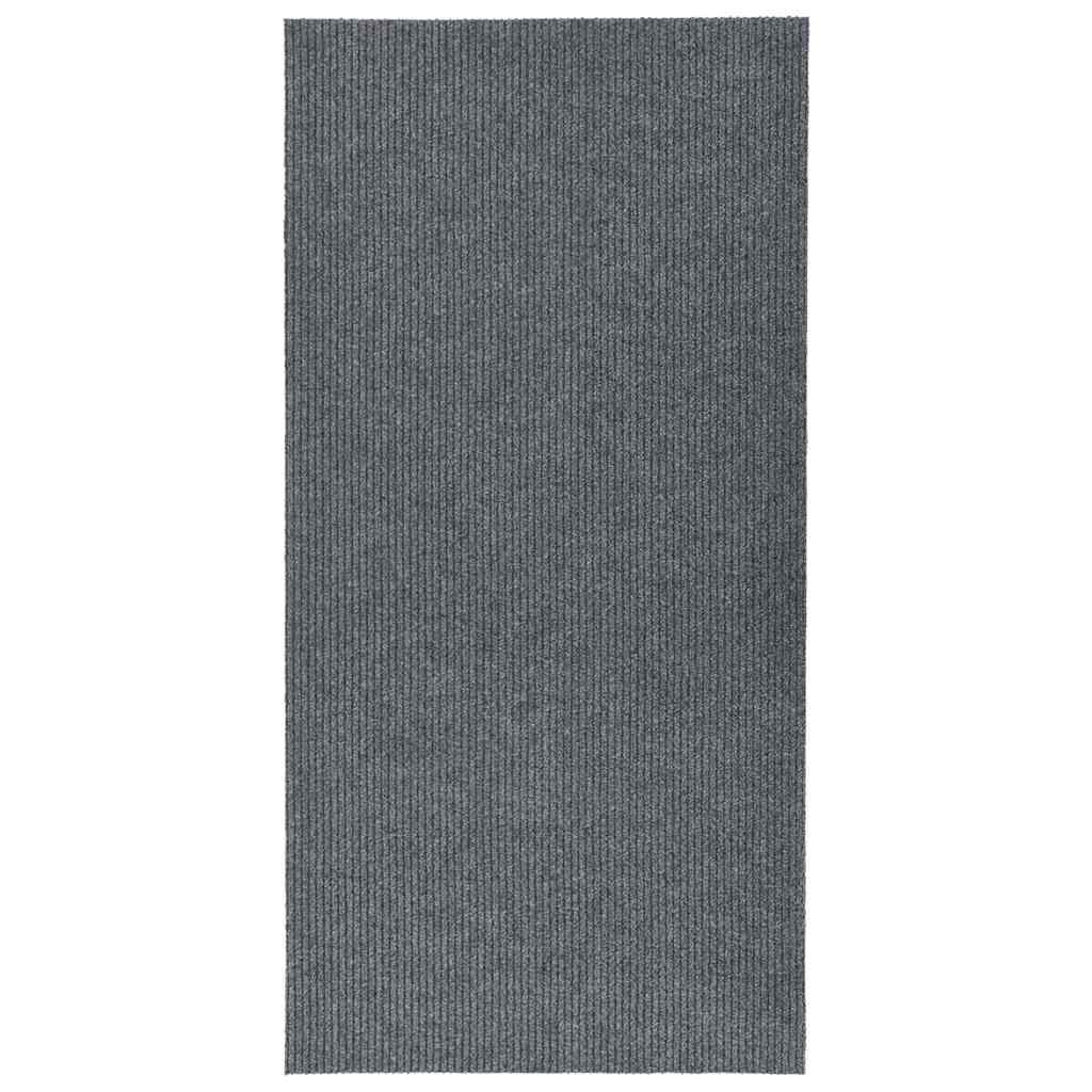 Alfombra de pasillo atrapa suciedad 100x300 cm gris antracita