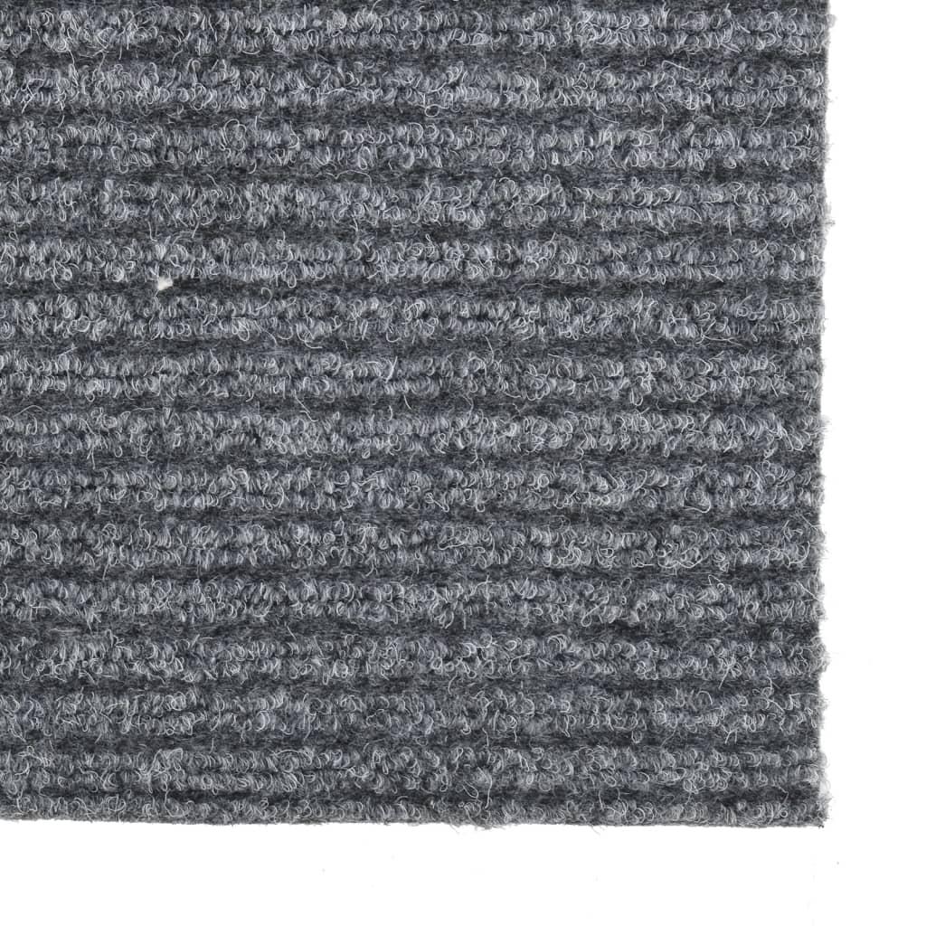Alfombra de pasillo atrapa suciedad 100x300 cm gris antracita