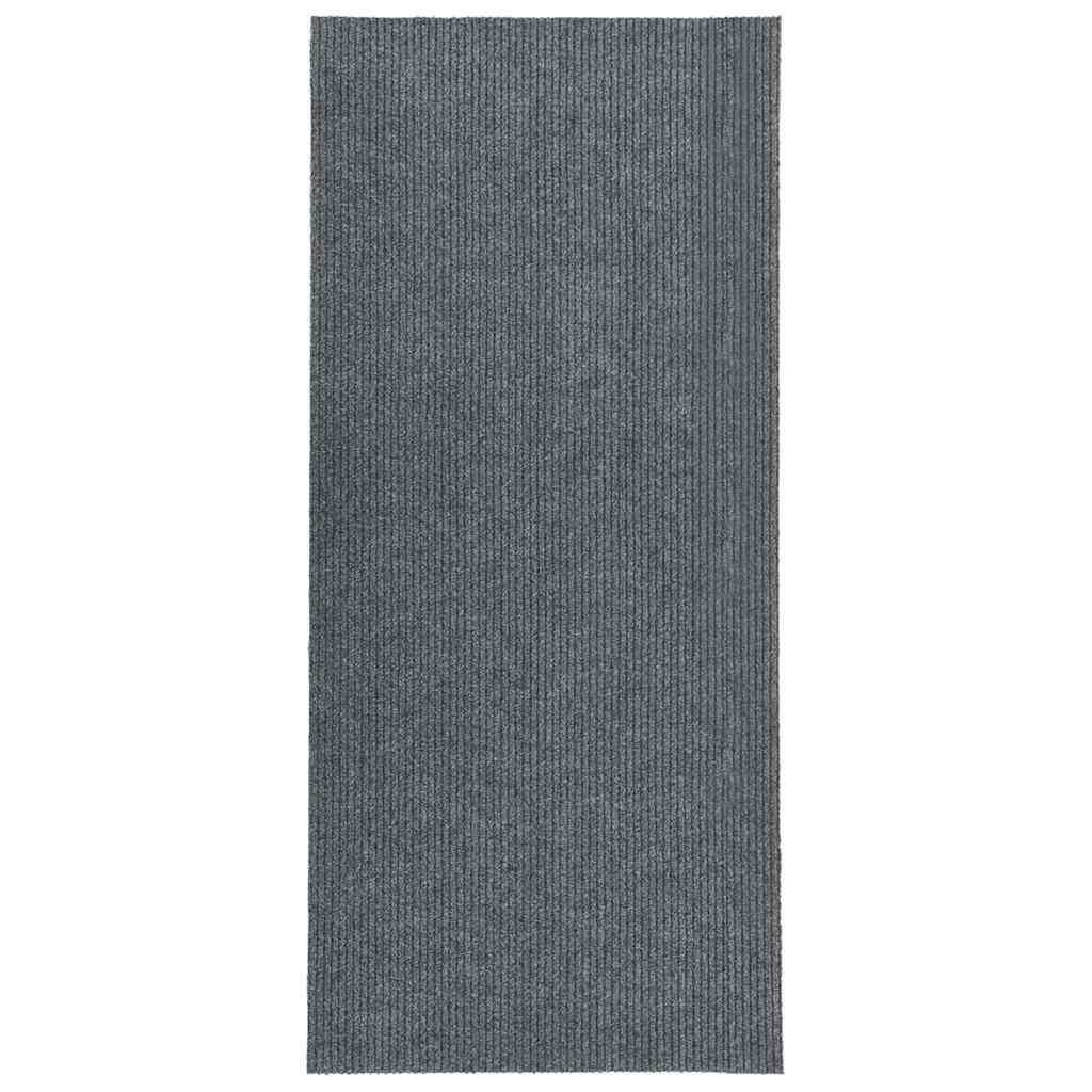 Alfombra de pasillo atrapa suciedad 100x100 cm gris antracita